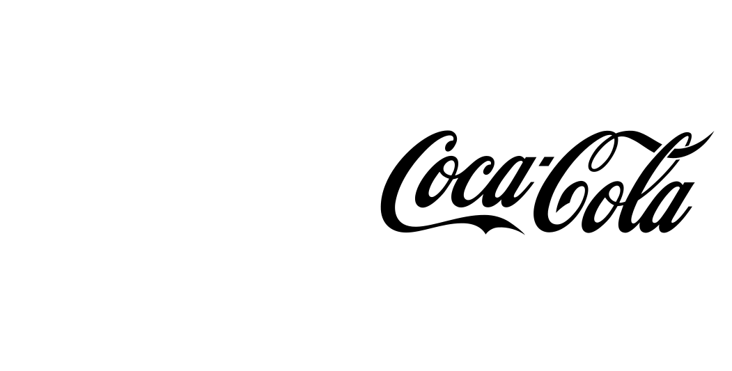 myCoke logo with a placeholder image icon on a black background.